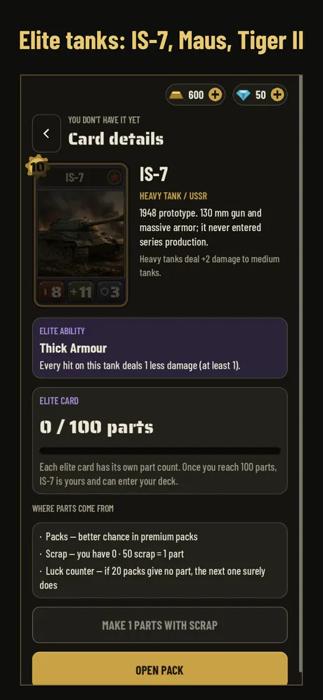 Elite-Panzer im Detail: IS-7
